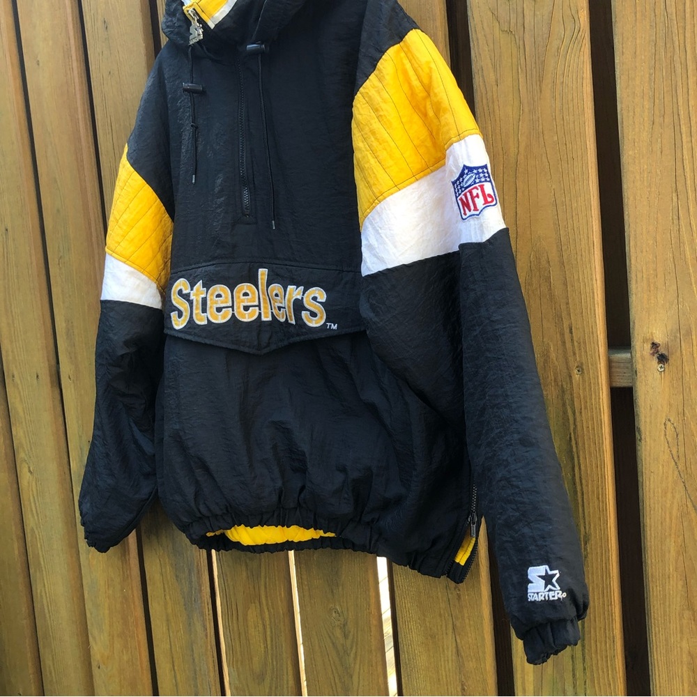 Pittsburgh Steelers Vintage Starter Puffer Jacket - Picture 3 of 9